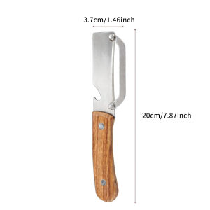 3-in-1 Stainless Steel Peeler Multifunctional Vegetable & Fruit Slicer Potato Carrrot Peeler with Bottle Opener Kitchen Tools