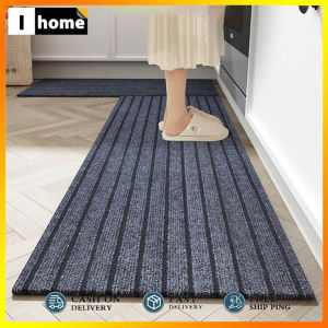 Anti Slip Kitchen Mat Floor Carpet DIY Absorb Oil Kitchen Rugs Thicken Waterproof Carpet Doormat Long Hallway Runner Rug Bath Mat Entrance Easy To Clean