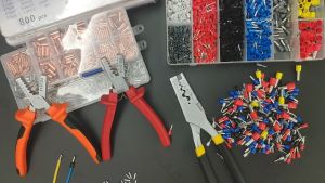 970PCS Wire Connector Crimping Tool Set Wire Crimping Plier Cable Joint Terminal Cable Lug Crimping Tool Wire Seal Crimp