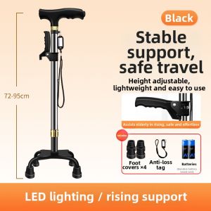 LIWAN | Elderly Anti-slip Fall Prevention Intelligent Lighted Cane