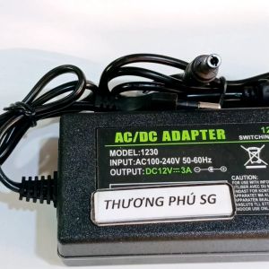 Nguồn Adapter DC 12V - 3A / Đầu cắm 5.5mm x 2.1mm