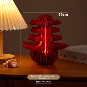 Lucky Gourd Ornaments Horse Year New Year Decorations Glowing Festive Tabletop Decorations Creative Gifts for Living Room