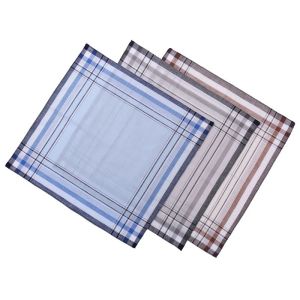 Retro Cotton Handkerchief for Men Absorbent Sweat Wiping Pure Cotton Color Woven Elderly Gift Soft Fabric Household Towel