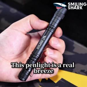SMILING SHARK | SMILING SHARK Đèn Pin LED Cầm Tay Siêu Sáng Có Thể Phóng To Đèn Pin Cầm Tay Chống Nước Khẩn Cấp Đèn Sửa Chữa Khẩn Cấp SD1211 Đèn Bút