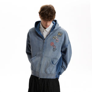 A PUEE | Áo Cardigan Hoodie Boxy Crop American Vintage