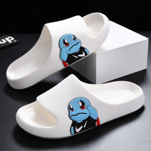 Mens Summer Outdoor Sports Slippers Anti-Slip Wear-Resistant Soft Bottom Sandals Casual Slip-On Shoes for Youth Trendy Style