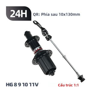 Moay-ơ Xe Đạp Đường Trường ARC 270g Hợp Kim Nhôm 1:1 2:1 Trước 20 Lỗ Sau 24 Lỗ Bạc Đạn Kín Dành Cho Xe Đạp 8 9 10 11 Tốc Độ