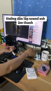 Cáp chuyển đổi Cáp usb sound 7.1 có dây. chuyển từ usb ra tai nghe loa giá tốt