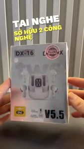 Tai Nghe Bluetooth Không Dây Chống Nước DAMIX 16 Tích Hợp 4 Tai Nghe Có Màn Hình Hiển Thị Pin Bass Hay Cực Đỉnh Giảm Tiếng Ồn Lọc Tạp Âm Thông Minh Dùng Cho Tất Cả Các Thiết Bị Tai nghe bloutooth tai nghe không dây