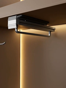 56cm Quần Quần Giá Có Thể Thu Vào Trượt Đường Sắt Kéo Ra Có Thể Thu Vào Lưu Trữ Top Gắn Tủ Quần Áo Tích Hợp Dra