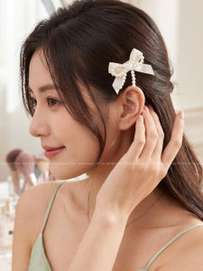 PINK EMPRESS | New Bow Lace Beaded Hairpin