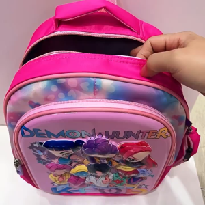 MIRELINA Rumi Mira Zoey Kpop Backpack Cartoon Large Capacity Demon Hunters Backpack Fashion Ultra-Light Girls Backpack Students Use