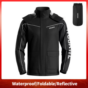 WOSAWE Impermeable Motorcycle Raincoat Motorcyclist Rider Rainstorm Prevention Rain Jacket for Outdoor Electric Bike Moto Riding