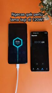 Charger Adaptor Infinix NOTE 12 Vip Hyper Charge 120Watt Type C & Micro USB Super Fast Charging