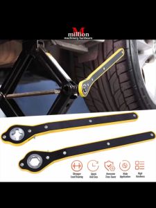 Car Scissor Jack Ratchet Wrench Garage Tire Wheel Lug Labor-saving Wrench Handle Repair Tool