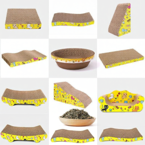 FEIZHUXIANSEN | Scratching Post Cat Toy Woven Paper Scratcher