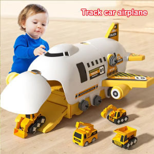 New Deformable Toy Airplane Model Childrens Educational Assembly Airplane Toy Set DIY Track Childrens Transportation Toy Gift