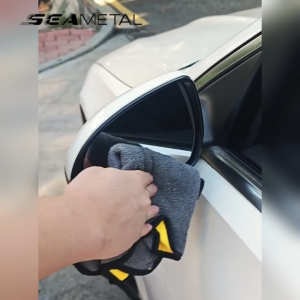 SEAMETAL Rainy Drive Blind Spot Helper HD Convex Glass Rain Shield Adjustable Viewing Selfie Mirror Phone Stand