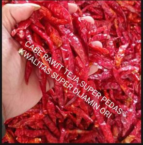 cabe kering murah 1 kg packing /cabe rawit/caplak/teja bersih tanpa tangkai