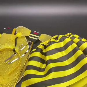 (Ready Stock) Kids Bee Wings Angel Ladybug Girls Boy Halloween Costume Birthday Cosplay Costumes Toys Stage Performance