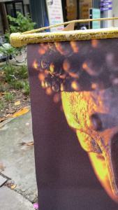 Tranh Liễn Phật Giáo - Phật Thích Ca Mâu Ni mẫu 01 chất liệu vải canvas