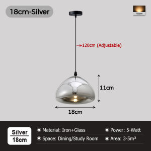 LANTU Minimalist Dome Shape Glass Pendant Lamp Rose Gold Finish Single Head Ceiling Hanging Light Fixture E27 Base for Counter Bar Dining Table Home Decor