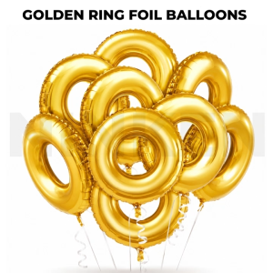 Gold Ring Foil Balloon Helium Quality Premium Gold Ring Foil Balloon – Helium Supported
