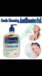 Cetaphil Gentle Cleansing Antibacterial 591mL For Face & Body Drysensitive skin Mild non-irritating formula Softens as it cleans