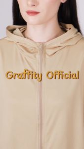 Graffity - Jaket Dry Fit Olahraga Wanita Premium / Jacket Running Anti UV Terbaru