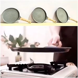 ตีไม้ฝาน กระทะเคลือบหิน กระทะสเต็ก กระทะบ้าน ไข่เจียว แพนเค้ก แพนเค้ก กระทะนอนสติ๊กHP302