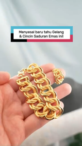 RANTAI TANGAN Coco 1.5cm Saduran Emas 24K Zhulian