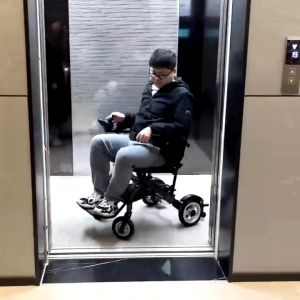 German electric wheelchair with foldable lightweight lever intelligent elderly travel lever 10.8kg