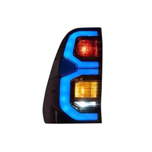 Car Tail Light Assembly for Toyota HILUX REVO RGB Daytime Running and Turn Lights