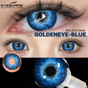 EyeShare | EYESHARE 1 Pair Cosplay Color Contact Lenses Crazy Red Anime Contact Lenses for Halloween Role Play Party Cosmetic Holidays