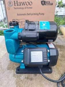 Bơm Tăng Áp Điện Tử 250W – Dùng Nước nóng lạnh được Hawoo Hàn Quốc