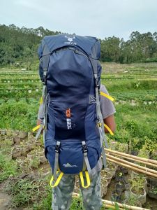 tas cerir tas ranser gunung Tas hinking kapasitas 60L free ring coperbag
