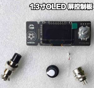OLED Screen T12/Jbc245/210/936 Electric Soldering Iron Control Board High Power Constant Temperature Digital Display LCD Language can adjusted English
