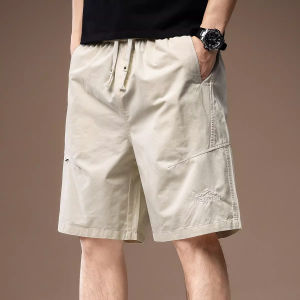 Outdoor Leisure Large Size Cotton Shorts