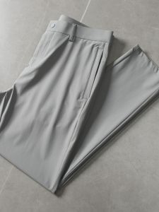 Quần Thể Thao Nam Mùa Xuân Hè Mỏng Nhẹ Nhanh Khô Thường Ngày Công Sở Quần Dài Ống Đứng Thẳng Không Cần Ủi