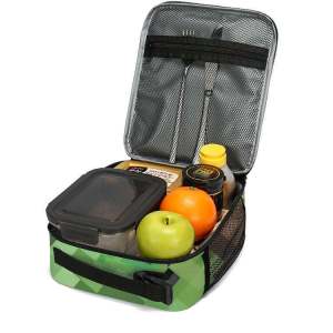 New Minecraft Lunch Bag My World Bento Box Creeper Thermal Bag Rice Box Bag Large Cartoon Print School Bag Boys Girls Kids