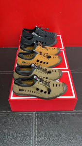 QINGSHUI Sepatu Pria Kasual - Sol Karet Tahan Lama & Anti Slip Nyaman untuk Kerja Sehari-hari Ringan & Bernapas