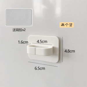 Bathroom Comb Storage Box Wall Mounted No Drilling Dormitory Desktop Air Cushion Comb Organizer Plastic Simple Style Universal Use