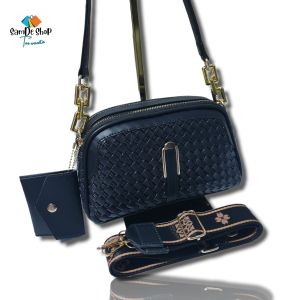 [Lokal Premium] - VIONA Tas Selempang Wanita 2 Ruang Kulit Sintetis Cocok Berbagai Kegiatan