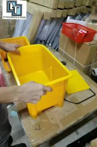 KT WARE 20L mop cart wringer mop pail with wheel mop bucket wheel baldi mop beroda mobile cart jenitor cart cleaner