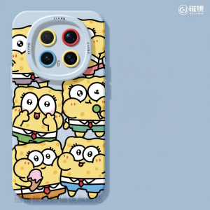 CIJING | Anti-drop Full Lens Protection Phone Case Silicone Angel Eyes SpongeBob Cartoon