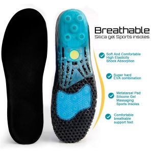 RunY 1 Pair Silicon Insole: Spring Sport Shock Absorption & Comfort