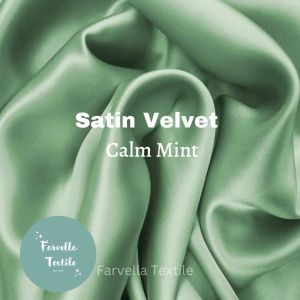 BAHAN KAIN SATIN PER 1 meter Kain Satin Velvet SUPER PREMIUM