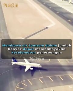 Air Zam Zam Original Saudi Arabia Kemasaan 1Liter Kemasaan Premium Oleh Oleh Haji dan Umrah