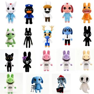 Bandai | New Horror Animal Hospital Plush Toy Blue Dog Soft Stuffed Cartoon Doll Collectible for Adult Fans Home Decoration Cuddly Gift
