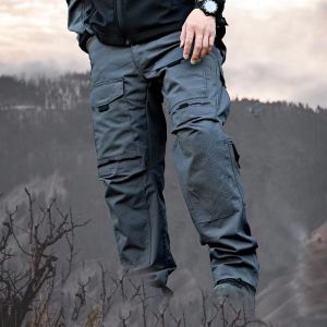 Tactical Pants Field Combat Mens Multi-pocket Multicam Camo Training Trousers Hunting Pants Hiking Cargo Pant Wear-resisting